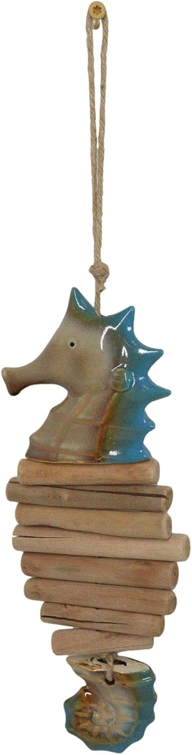 Ebros Gift Nautical Seahorse Wall Mobiles Set of 2
