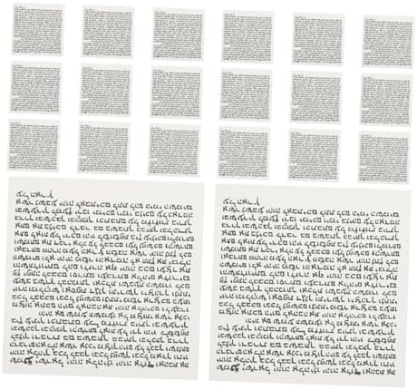 Unomor 100pcs Mezuzah Scroll for Door Blessing