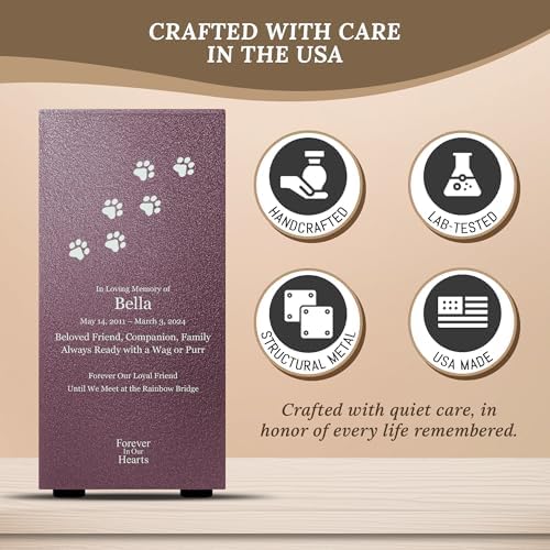 Amaranthine Urn Decorative Cremation Urn for Pets