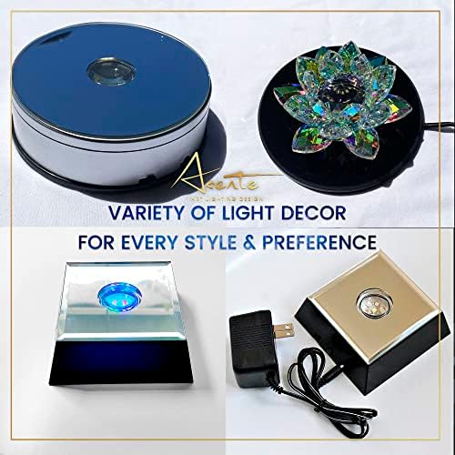 ASENTE 6 LED Lighted Mirror Pedestal Stand