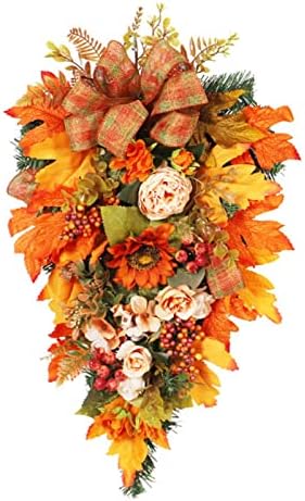Ochine Fall Harvest Swag for Front Door