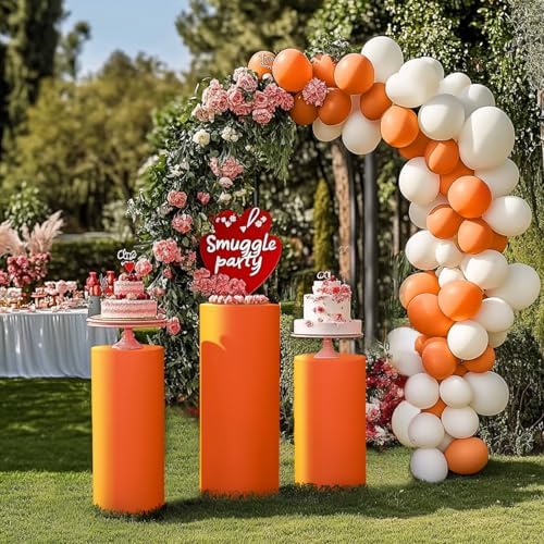 Babenest Cylinder Pedestal Covers Set of 3 Spandex Elastic Decor