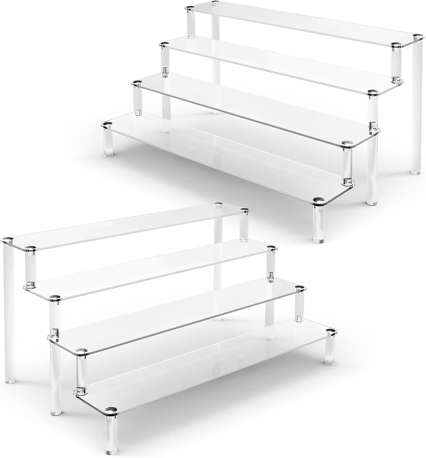 KALYLOC 4 Tier Acrylic Display Stand for Collectibles