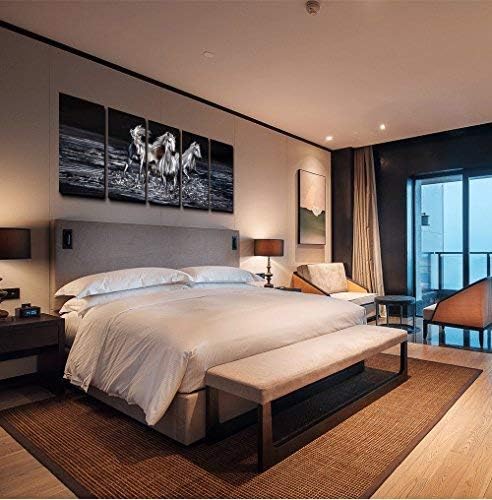 Yihui Arts 3D Horse Wall Art Modern Aluminum Decor
