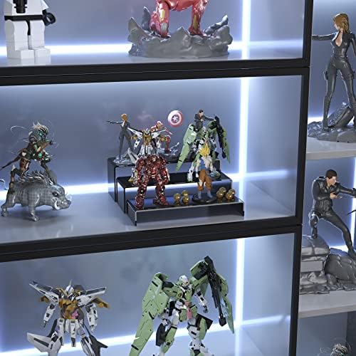 ANDGOO 6Pcs Large Acrylic Risers for Display