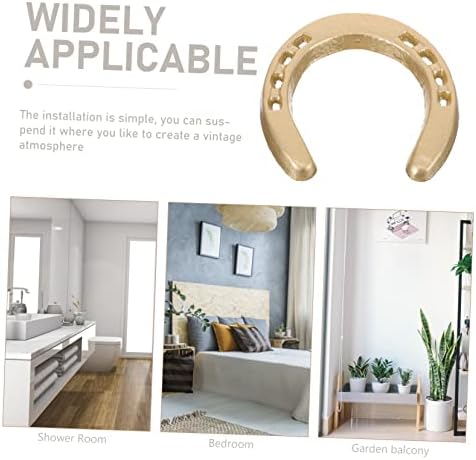 IMIKEYA Gold Horseshoe Wall Sculpture