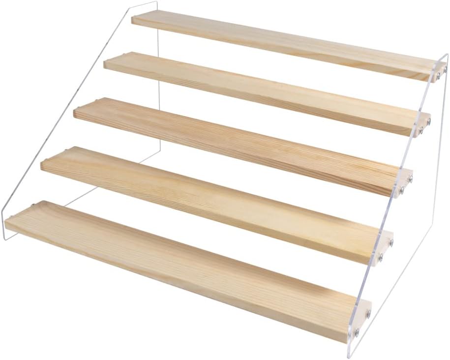 5 Tier Acrylic Display Stand for Figures and Crafts