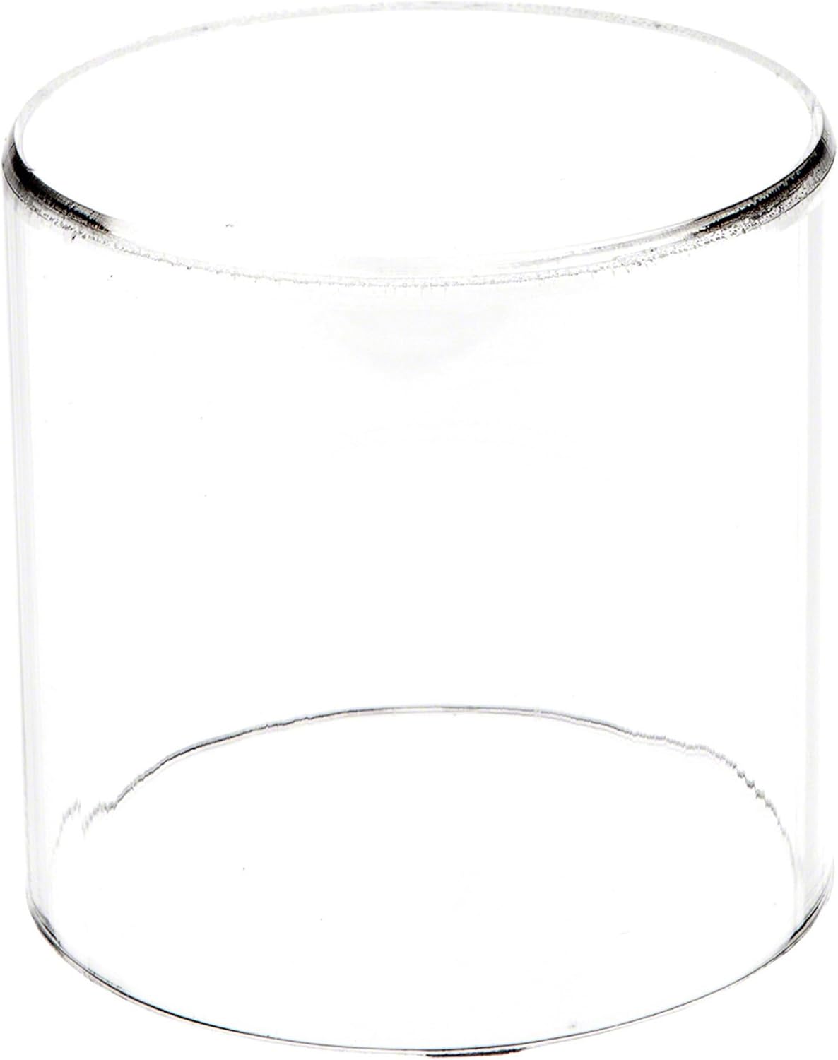 Plymor Clear Acrylic Round Cylinder Display Riser 4 Inch