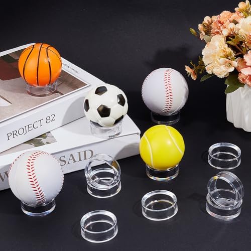 GORGECRAFT 12Pcs Clear Acrylic Risers Display Stands