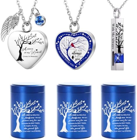 RIPFEVURN Mini Urns for Human Ashes Keepsake Set of 6