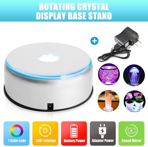 Watris Veiyi 4 Inch LED Rotating Display Stand
