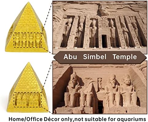 Egyptian Pyramid Statue Mini Resin Figurine