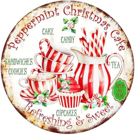 Wooden Christmas Welcome Door Wreath Sign