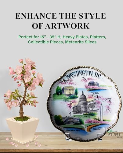 AMT 12 Inch Acrylic Plate Holder Display Stand
