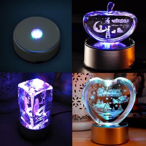 Watris Veiyi 4 Inch LED Rotating Display Stand