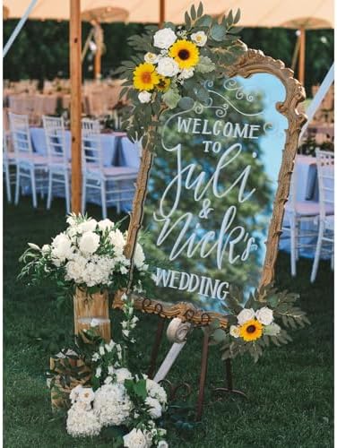 Faux Flower Swag Set of 2 for Wedding Welcome Signs