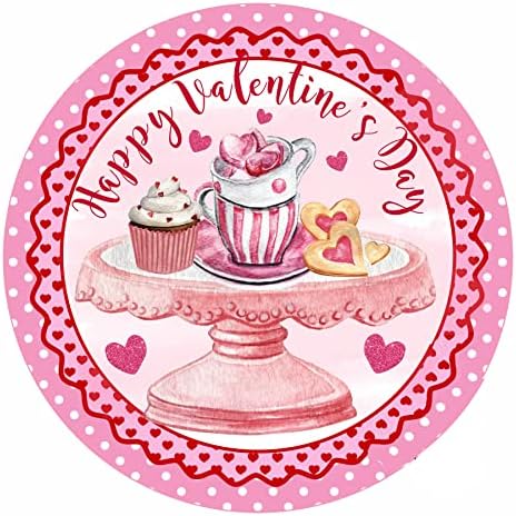 Valentine Sweets Sign 12x12 Inch Metal Decor Door Hanger