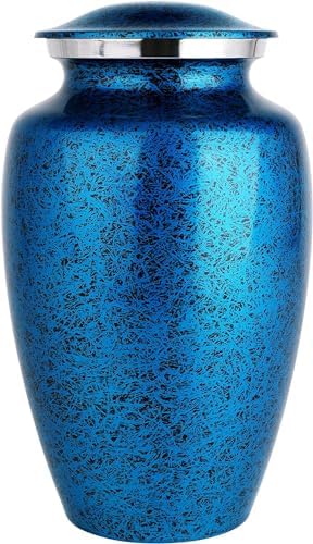 Forest Blue Adult Cremation Urn for Human Ashes