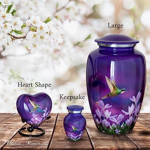 Olivia Memorials Hummingbird Urn for Ashes