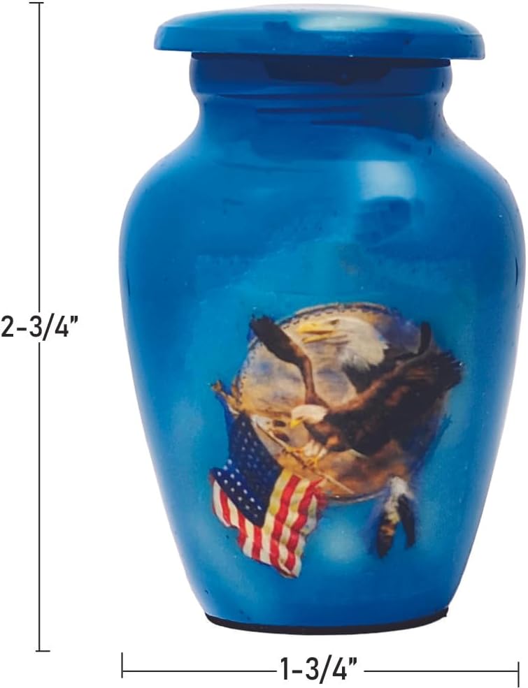 Handcrafted Memorial Urn with Secure Lid