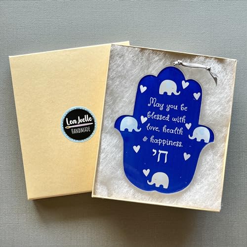 Hamsa and Mezuzah Gift Set for Baby Naming Weddings Housewarming and Birthdays