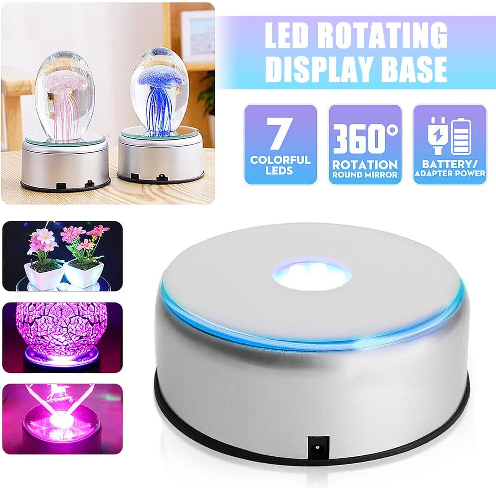 Watris Veiyi 4 Inch LED Rotating Display Stand