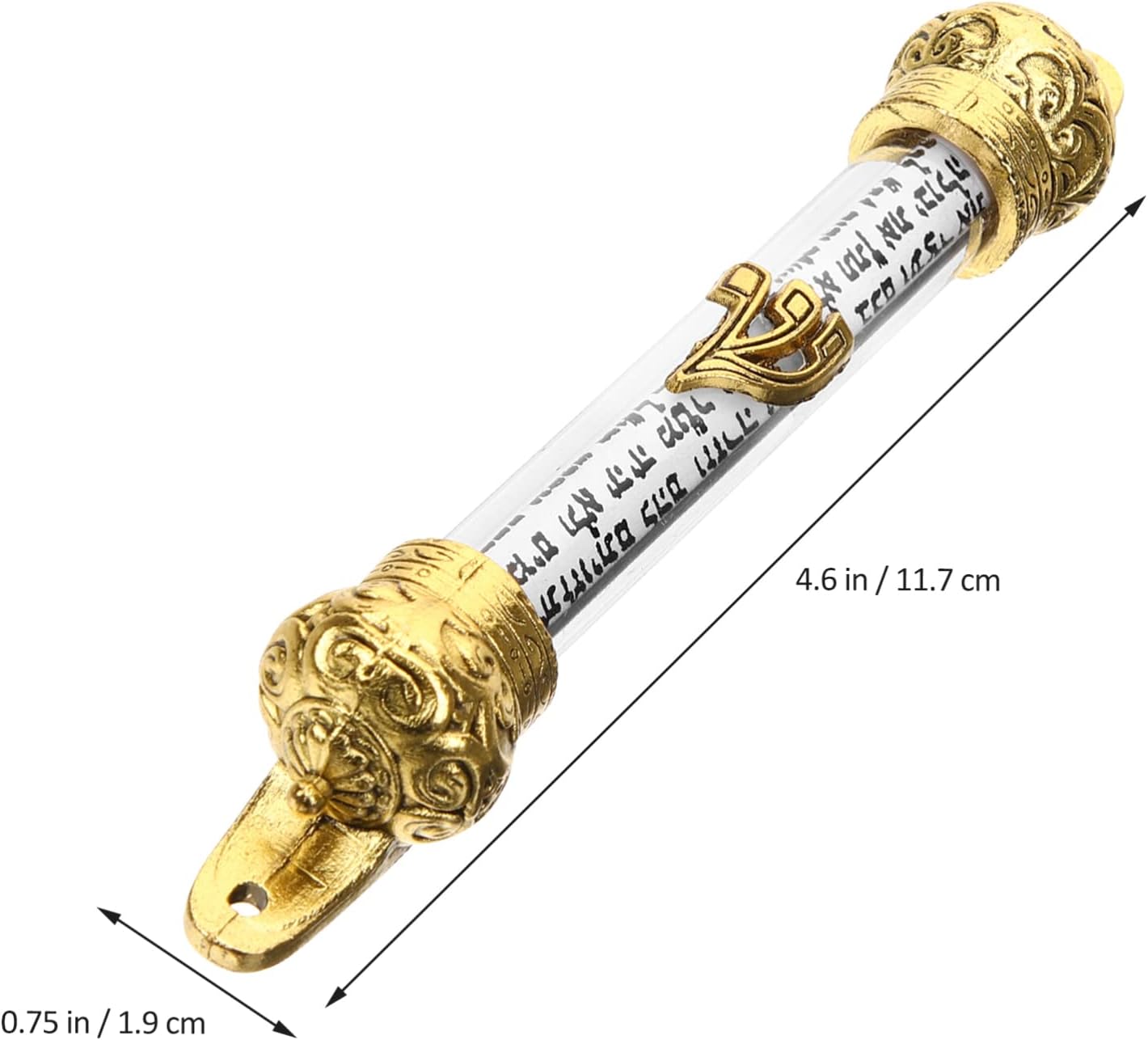 Happyyami Metal Mezuzah Scroll Door Decor