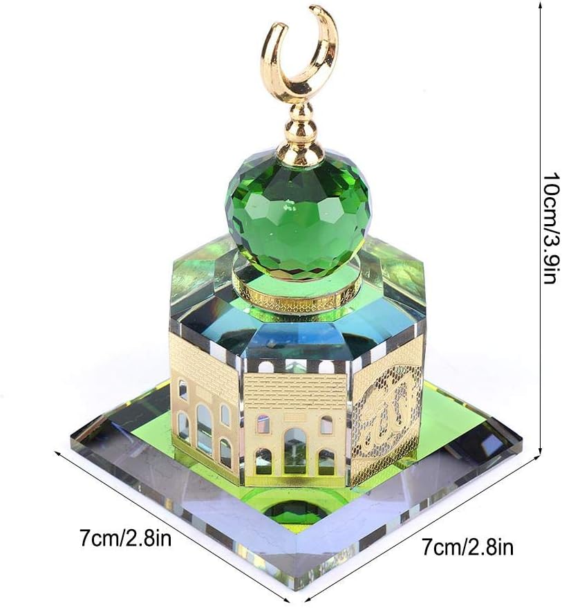 Oumefar Al-Aqsa Mosque Crystal Miniature Model