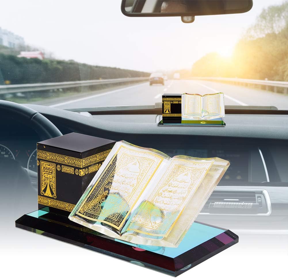 AYNEFY Muslim Crystal Kaaba Model for Desk Decoration