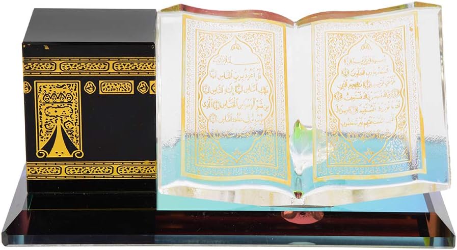 AYNEFY Muslim Crystal Kaaba Model for Desk Decoration