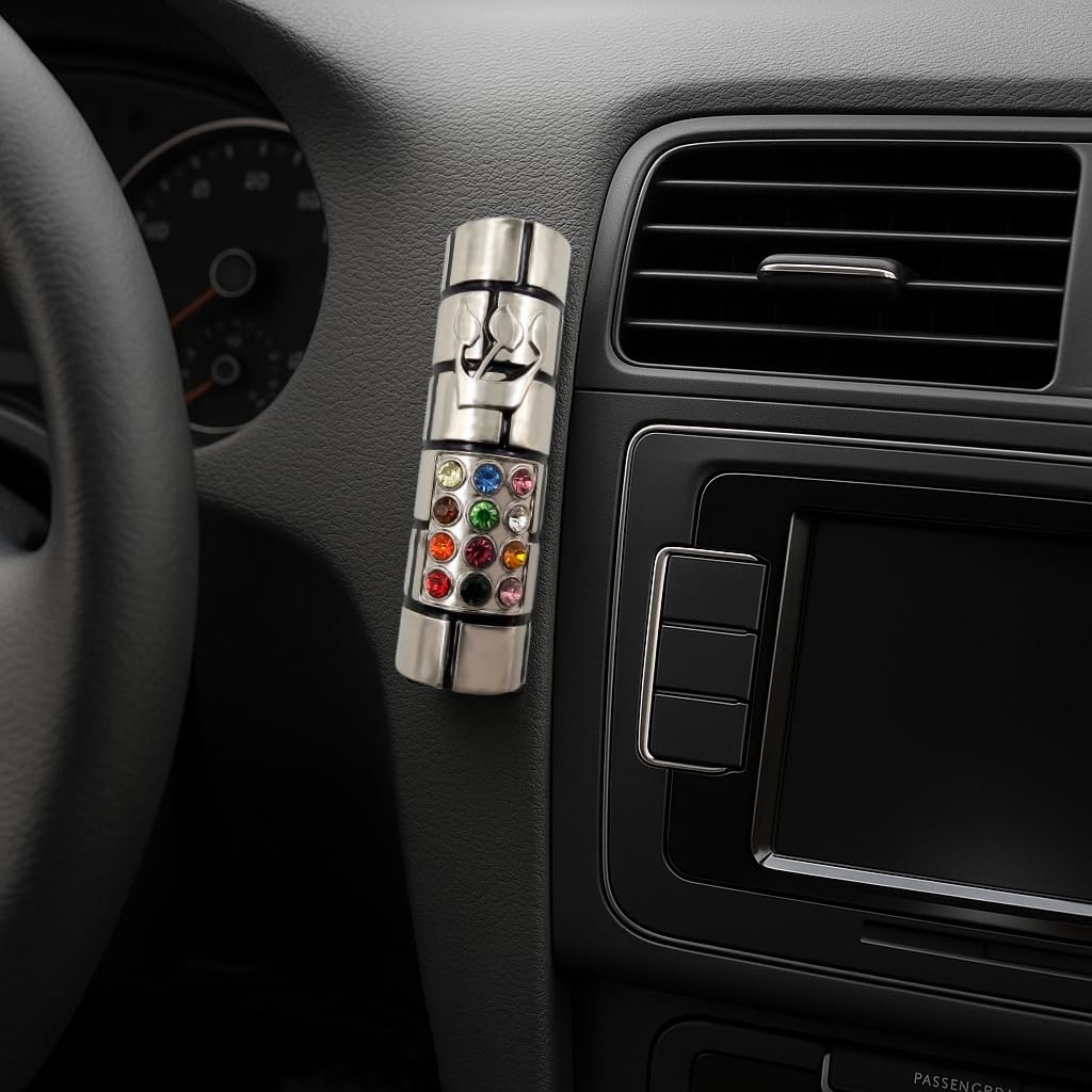 Protection Car Mezuzah with Travelers Prayer Scroll from Jerusalem