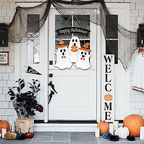 Halloween Ghost Door Sign BOO Decorations
