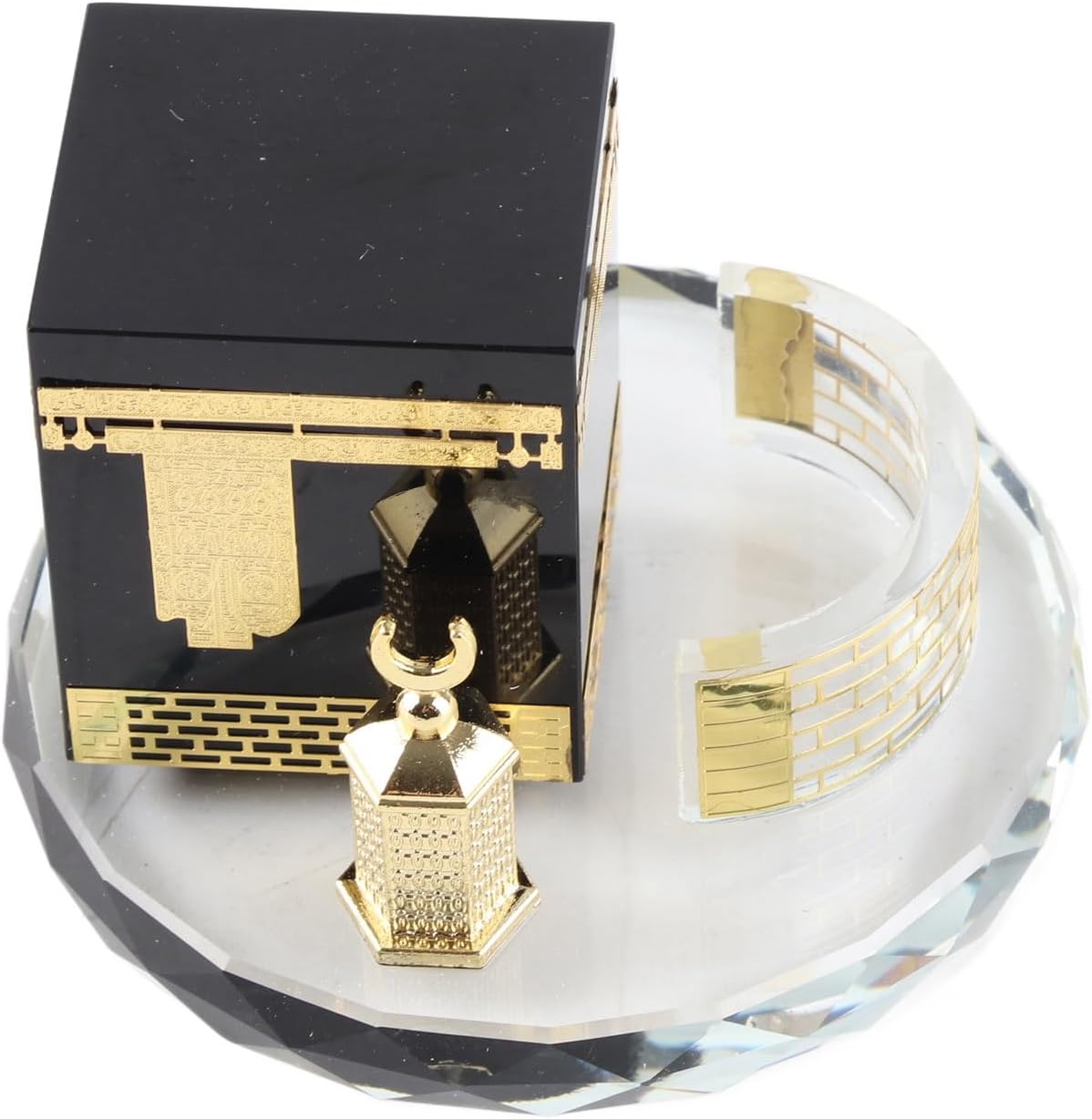 Islamic Crystal Decor Kaaba Model 3 Pc Set