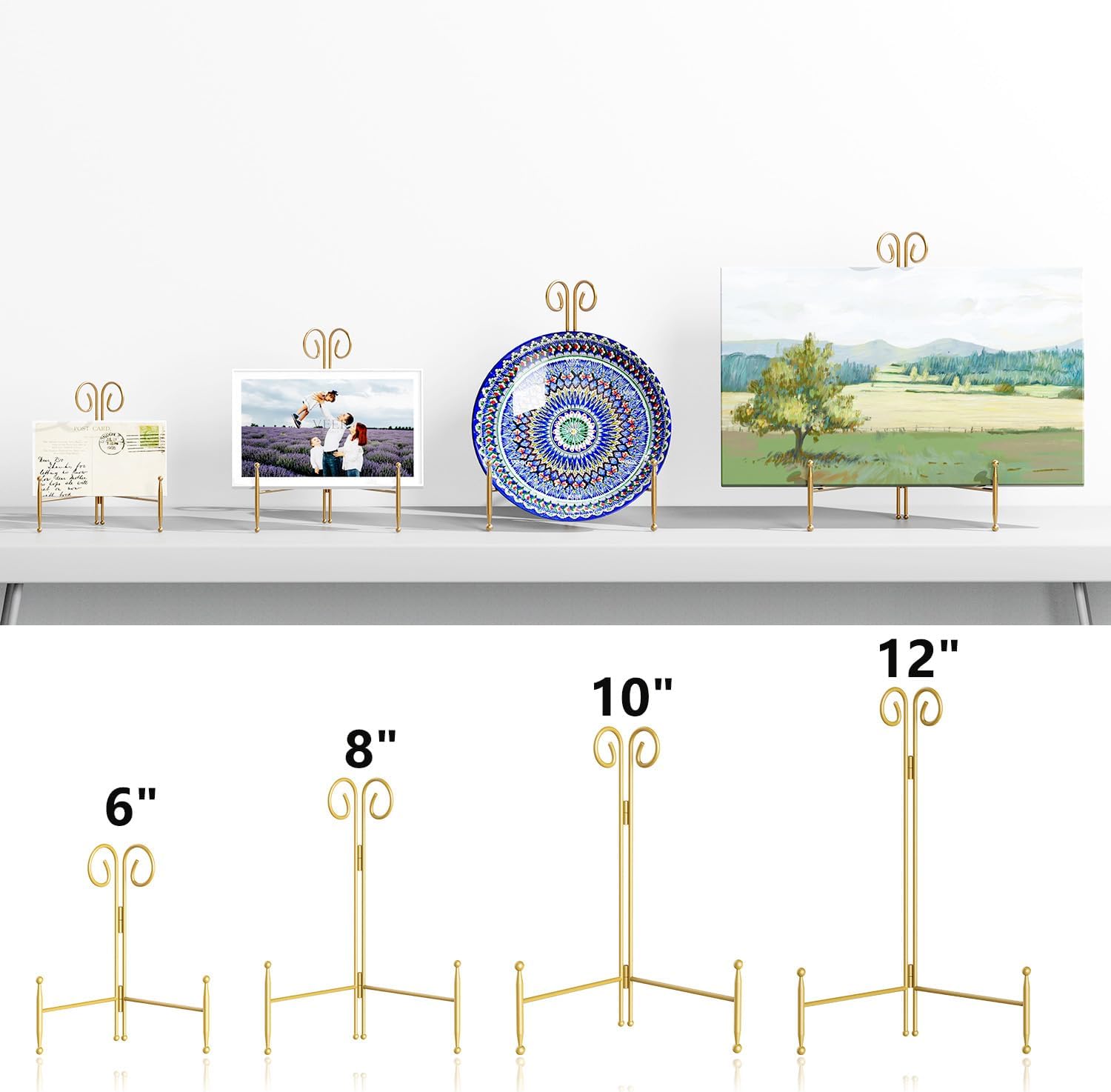 Iron Easel Display Stand 8 Inch 2 Pack