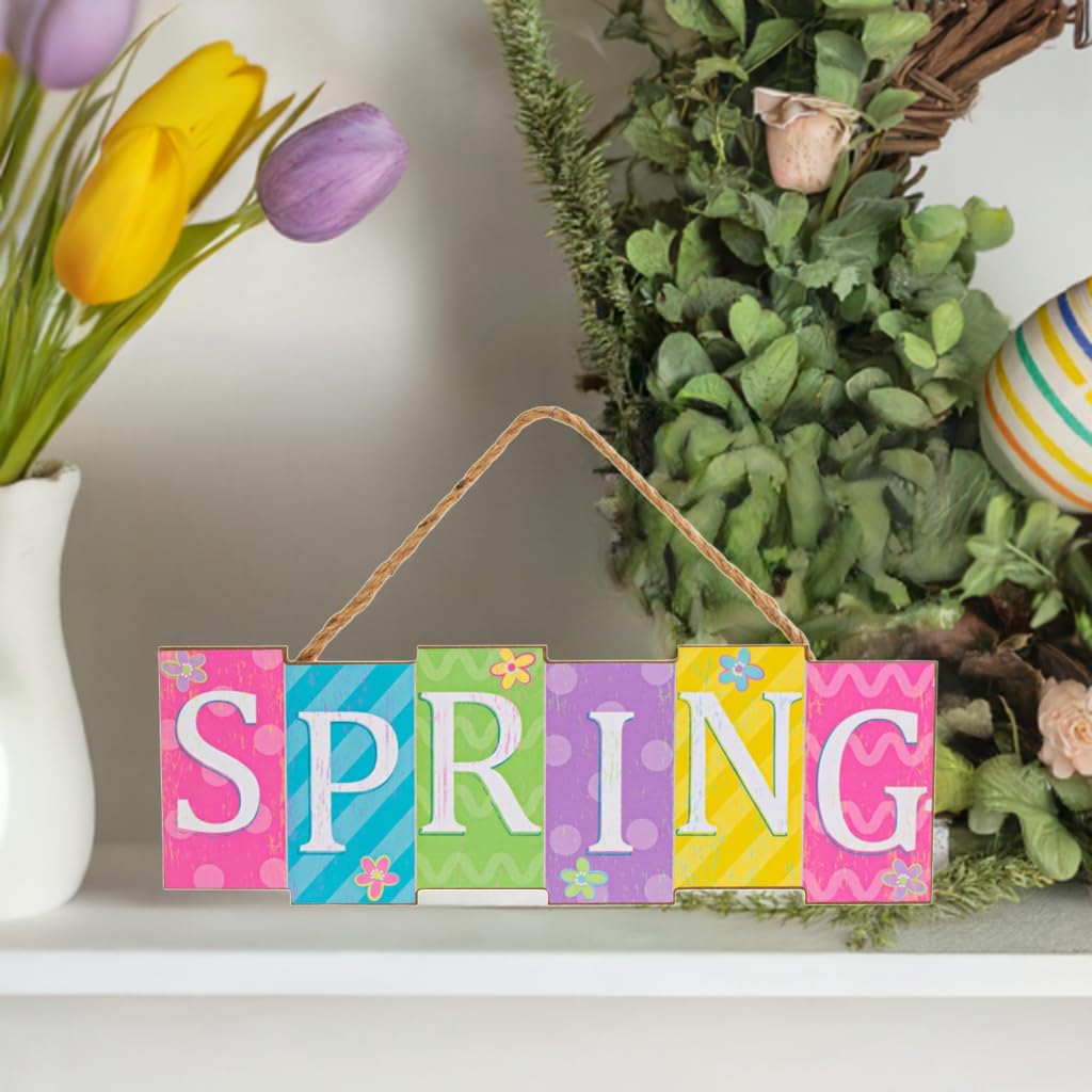 Craig Bachman Spring Wooden Block Style Sign
