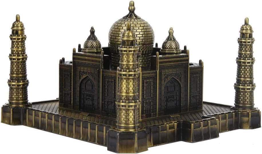 Fydun Metal Taj Mahal Statue Figurine Home Decor Ornament