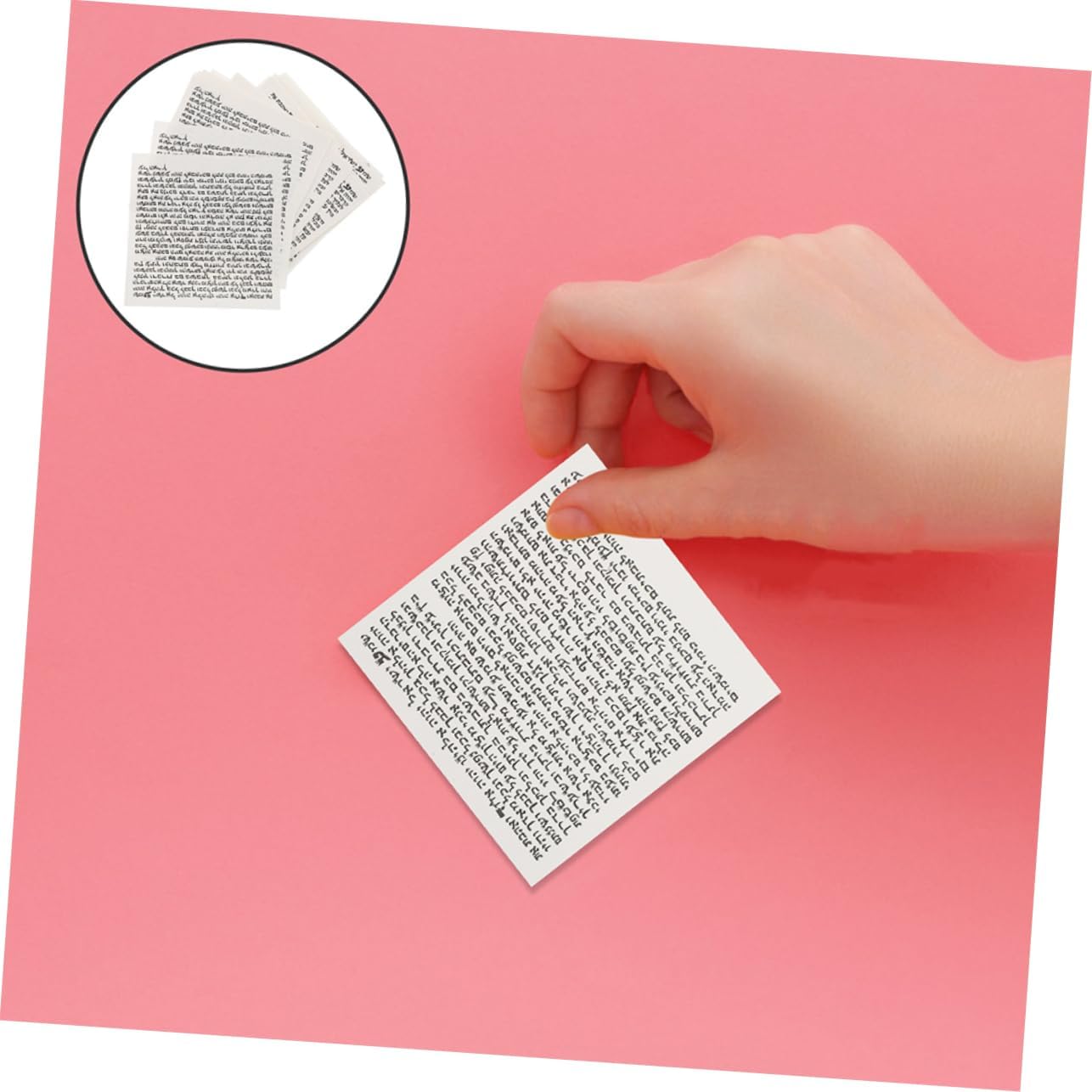 Unomor 100pcs Mezuzah Scroll for Door Blessing