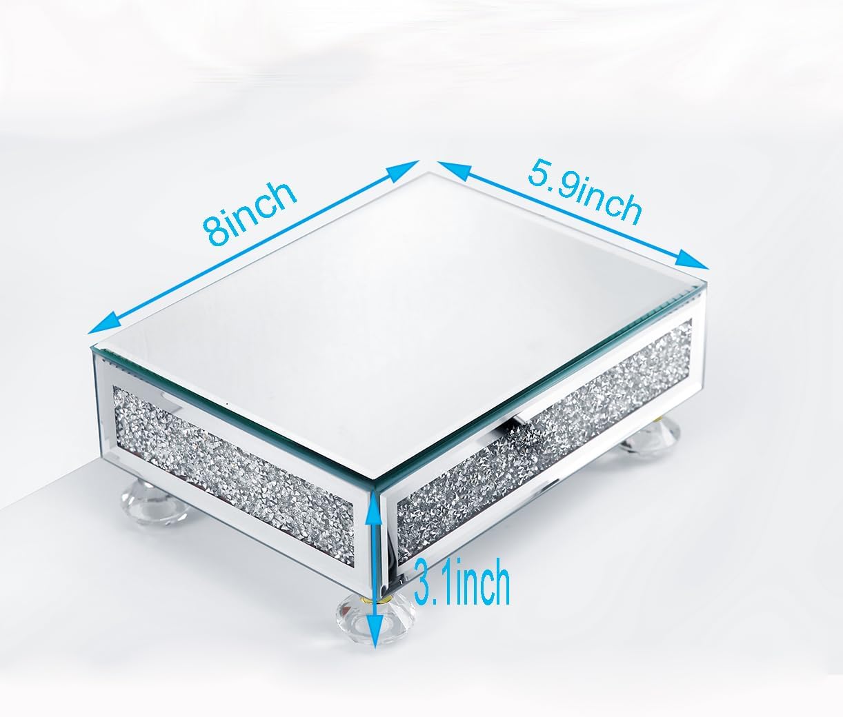 TACIDON Modern Mirrored Riser for Display