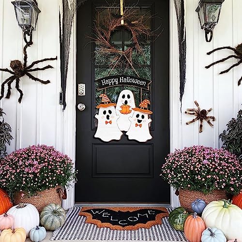Halloween Ghost Door Sign BOO Decorations