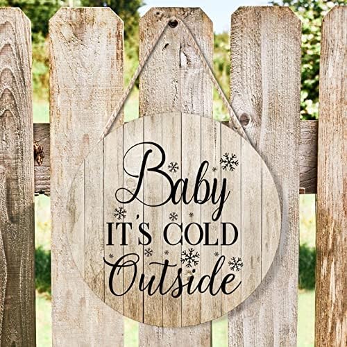 Farmhouse Front Door Hanger Funny Wood Sign 12x12
