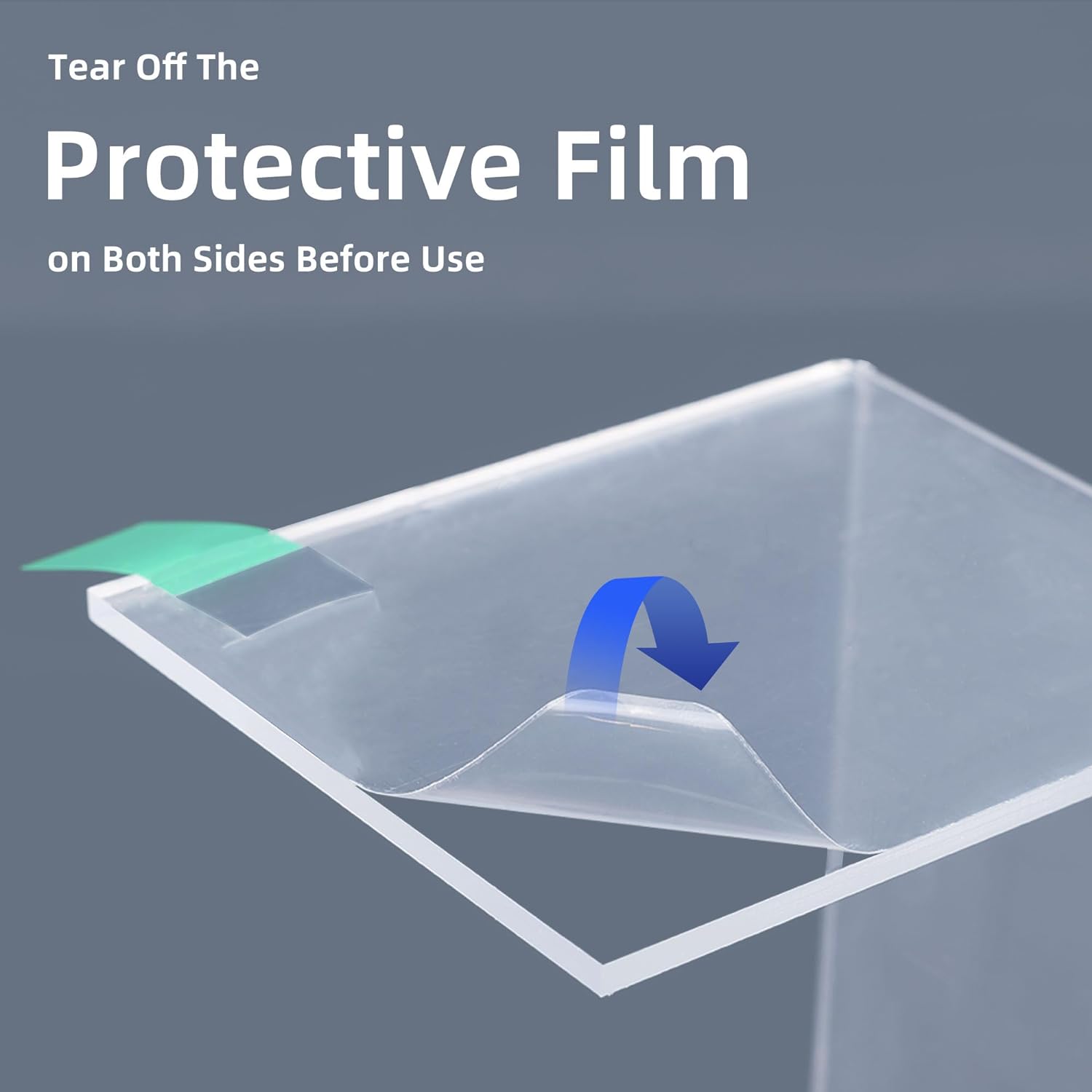 Goabroa 12 Pcs Clear Acrylic Risers Display Stands 3 Tiers