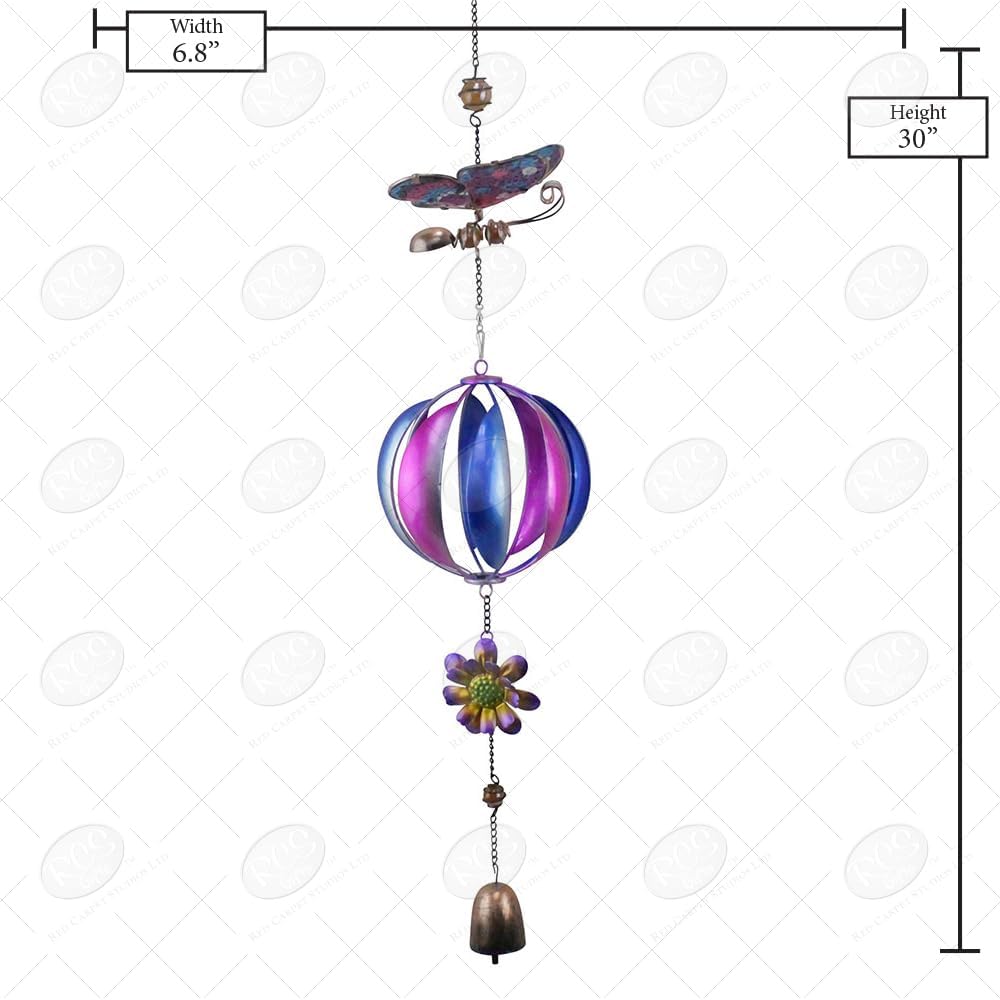 Red Carpet Studios 30-Inch Spinner Mobile Balloon Butterfly Purple Blue