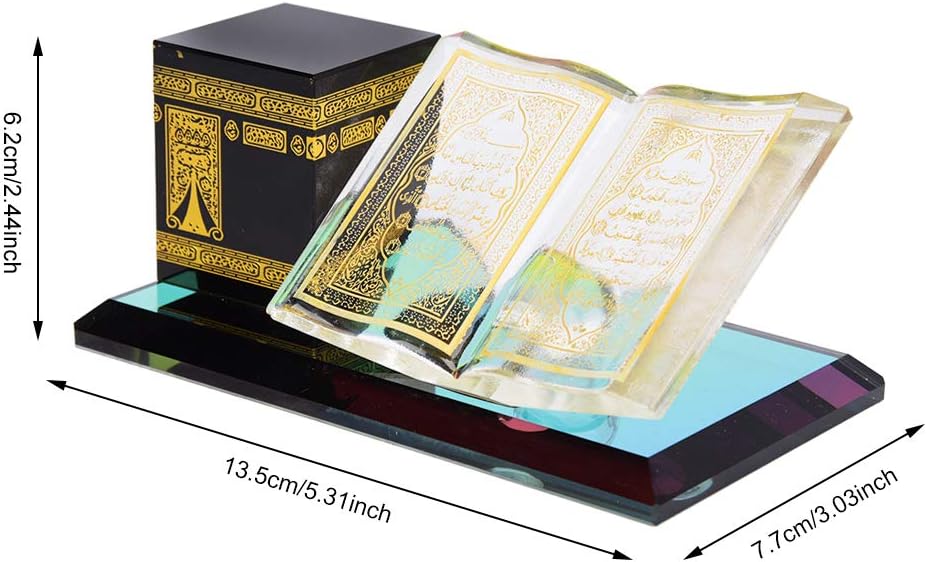 AYNEFY Muslim Crystal Kaaba Model for Desk Decoration