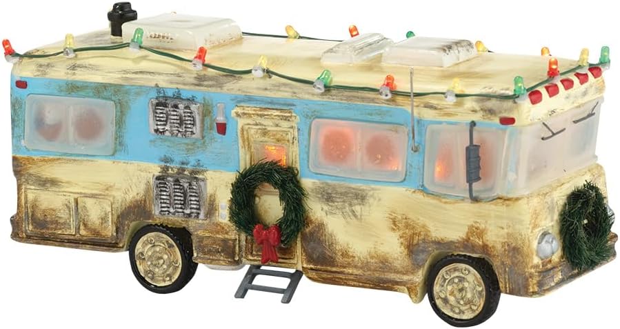 Department 56 Snow Village Cousin Eddie RV Figurine 787 Inch