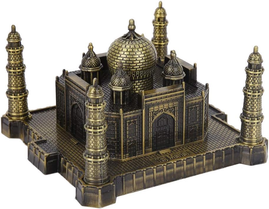 Fydun Metal Taj Mahal Statue Figurine Home Decor Ornament