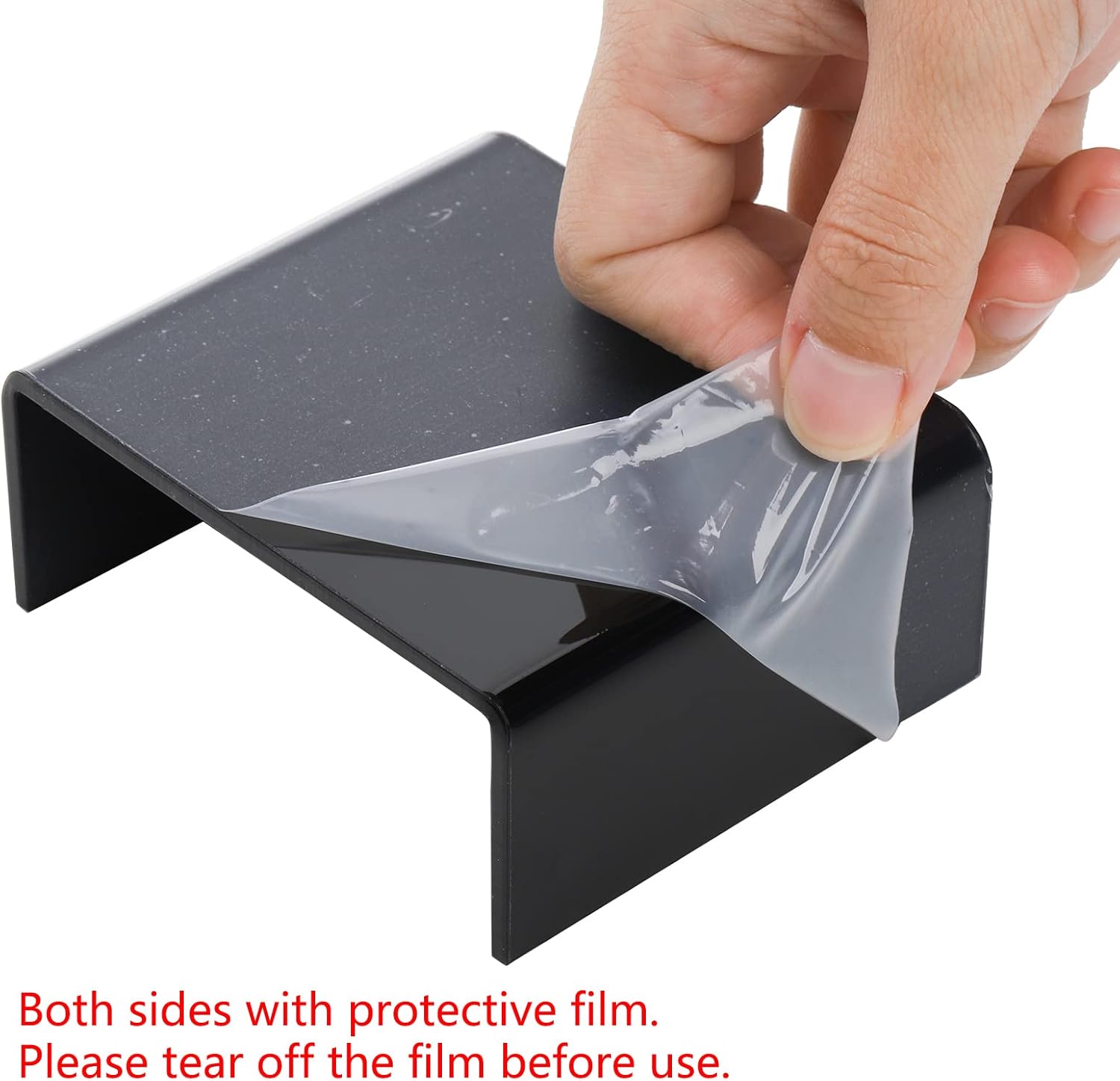 Hedume 9-Piece Black Acrylic Display Riser Set