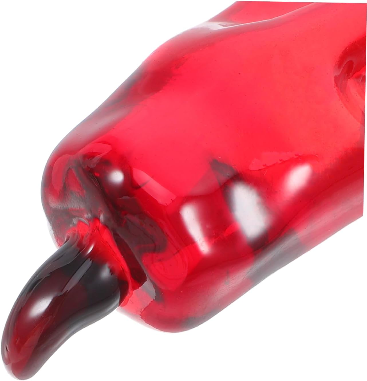 Cabilock Realistic Chili Pepper Crystal Figurine Decor