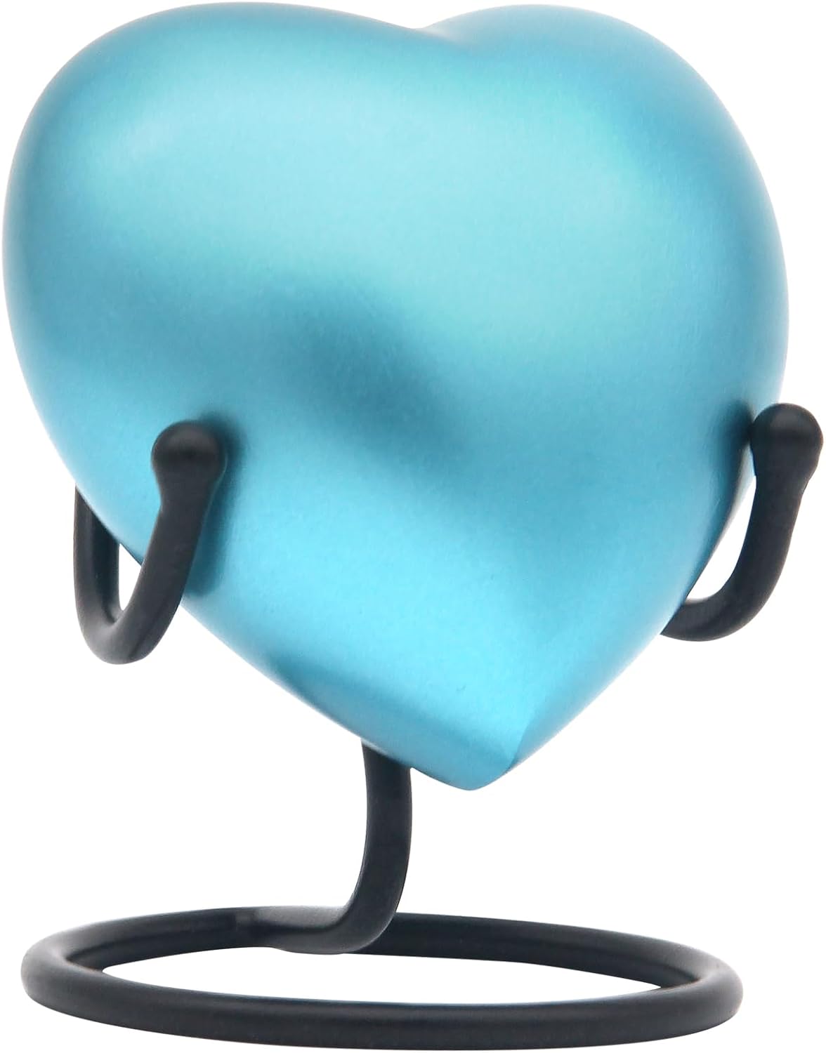Heart Urn for Human Ashes Small Heart-Shaped Keepsake with Stand