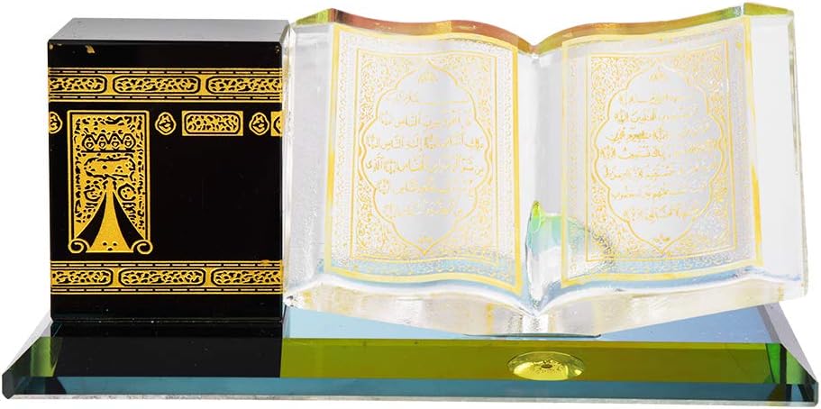 AYNEFY Muslim Crystal Kaaba Model for Desk Decoration