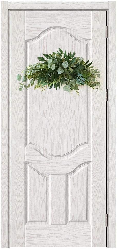 SilkTem 275 Inch Floral Swag Wreath